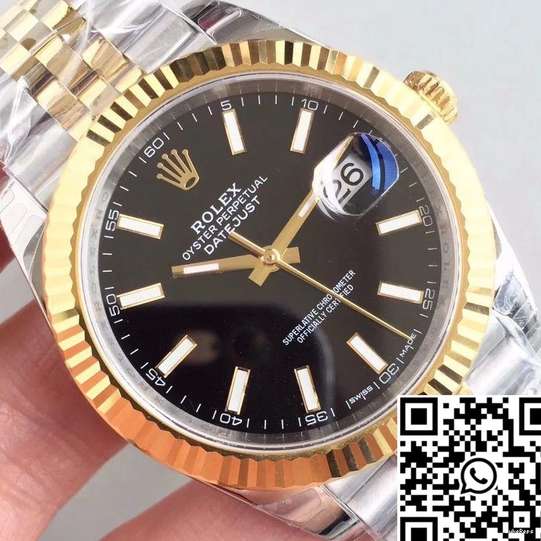 II Rolex Factory Datejust 41MM Black 116333 EW Dial 1106